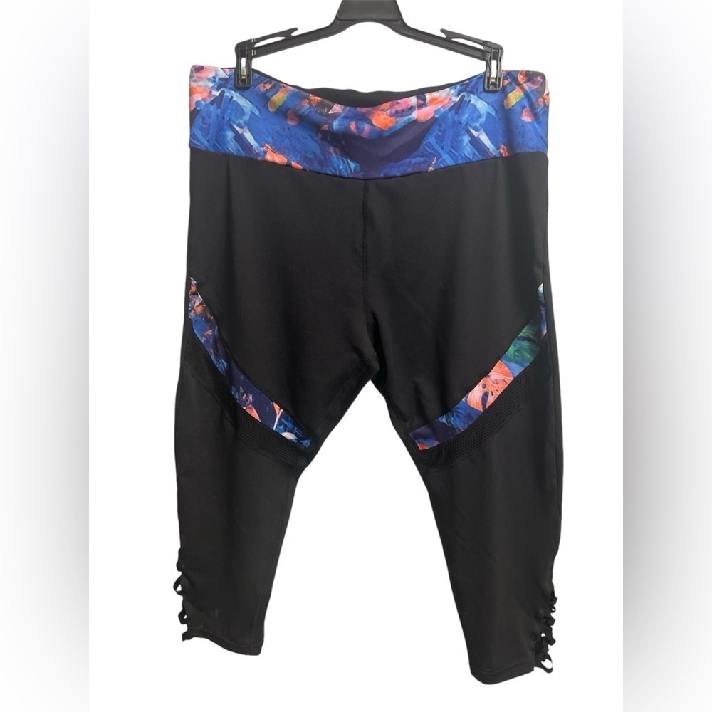 Anivivo Cropped Capri Leggings XL, zipper back pocket